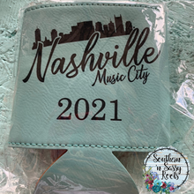 Load image into Gallery viewer, Nashville Music City Skyline Koozie
