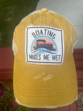 Load image into Gallery viewer, Boating Makes Me Wet Patch Hat
