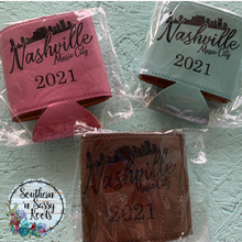 Load image into Gallery viewer, Nashville Music City Skyline Koozie
