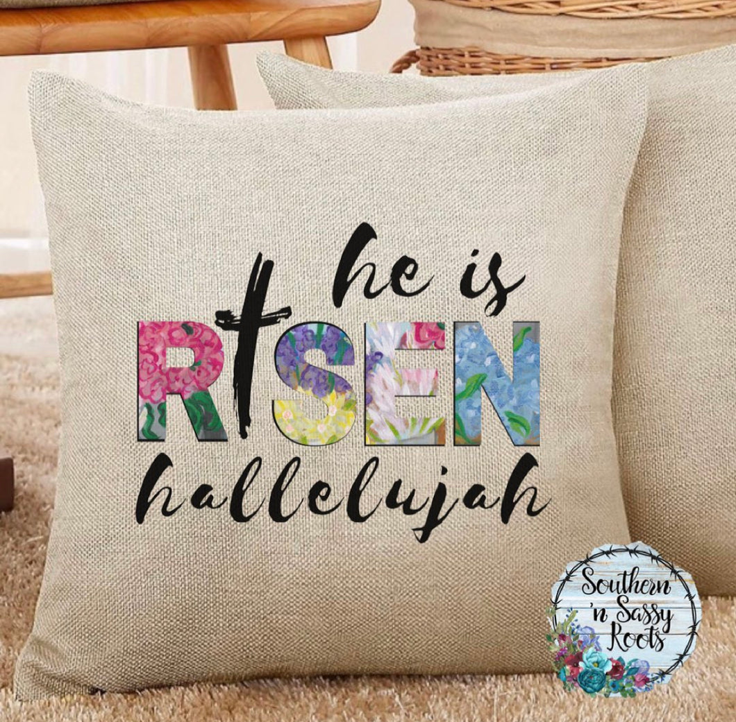 He is Risen Pillow